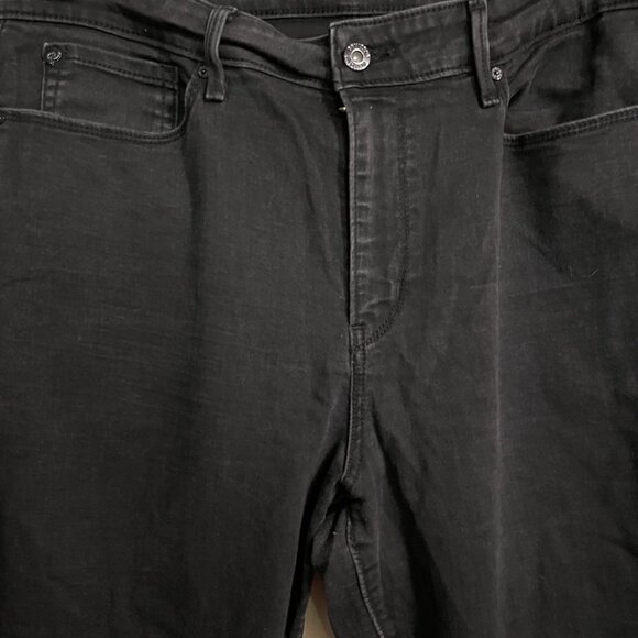 Levi's Denizen Womens Black Stretch Pockets High-Rise Skinny Jeans Size 18 - Picture 7 of 9